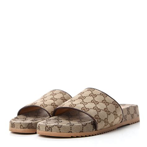 gucci mens designer slides|Gucci slides men real.